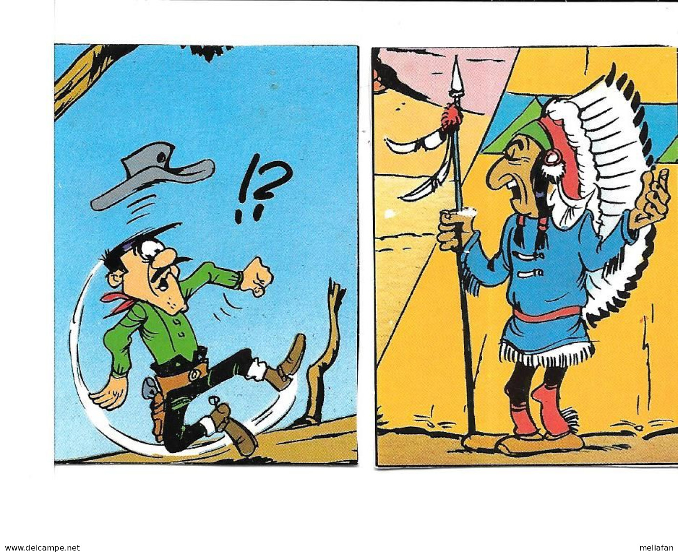 CN47 - VIGNETTES  FROMAGE SAINT HUBERT - LUCKY LUKE - Lucky Luke