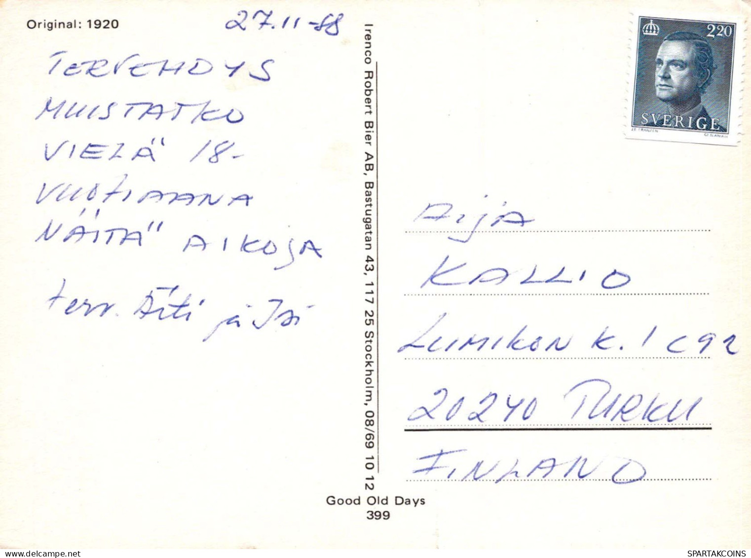 NIÑOS HUMOR Vintage Tarjeta Postal CPSM #PBV309.A - Humorous Cards