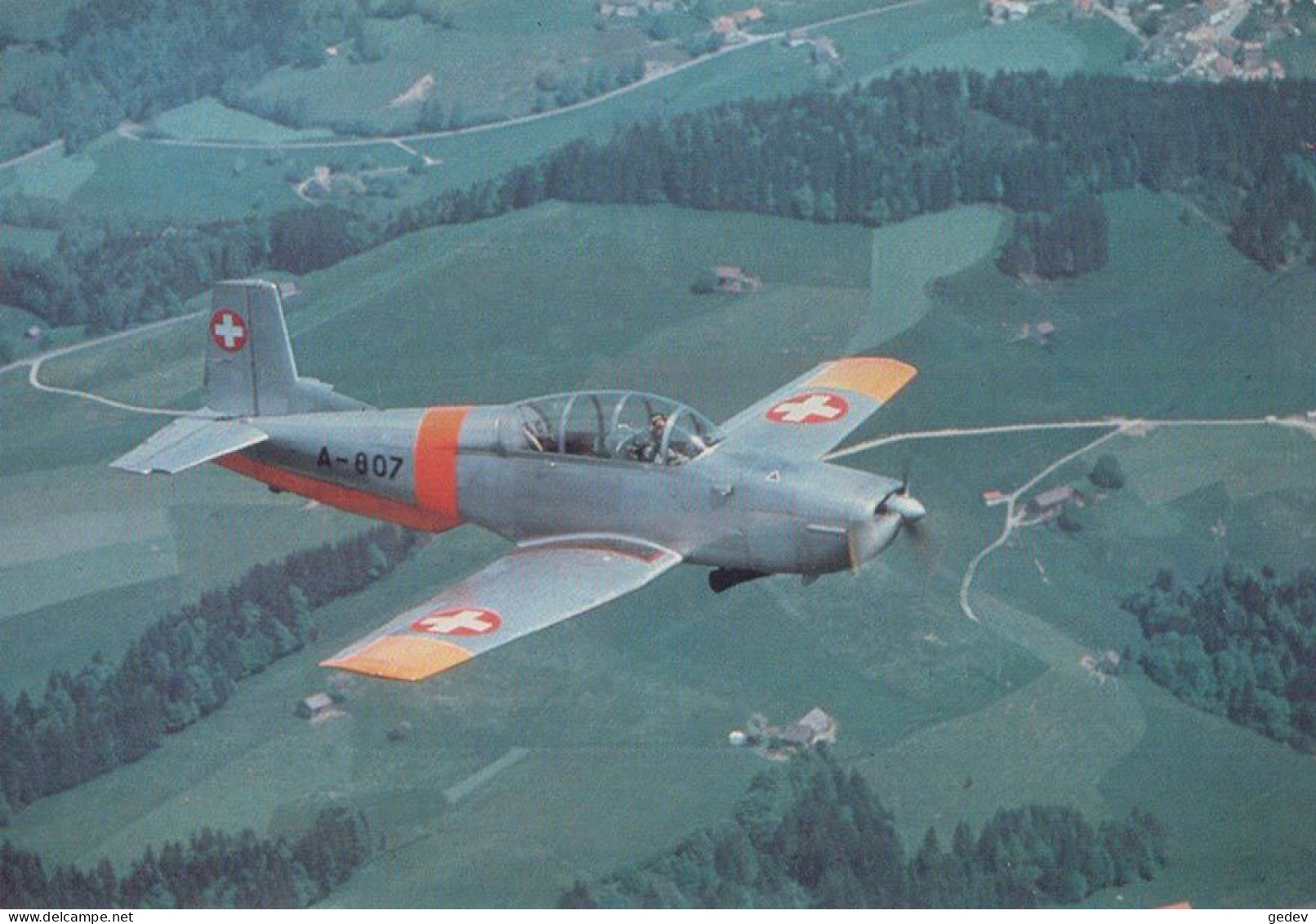 Avion P-3 De L'Armée Suisse (6889) 10x15 - 1946-....: Modern Era