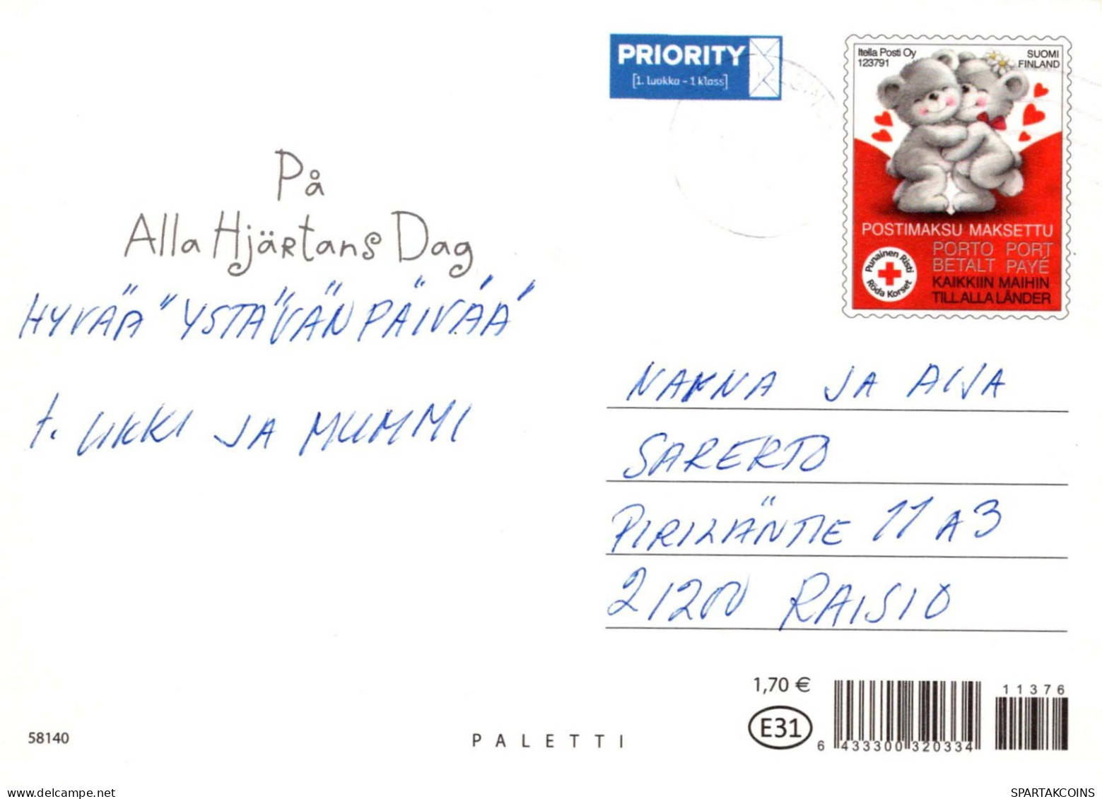 OSO Animales Vintage Tarjeta Postal CPSM #PBS196.A - Bears