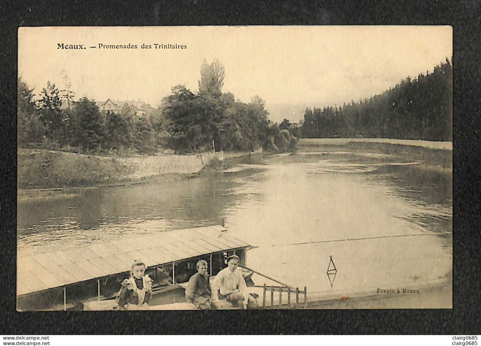 77 - MEAUX - Promenades Des Trinitaires - (Bateau-Lavoir ?) - 1905 - RARE - Meaux