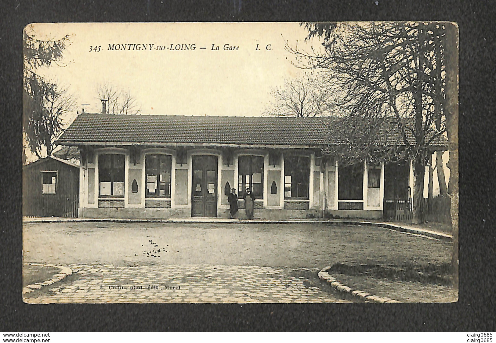 77 - MONTIGNY SUR LOING - La Gare - 1918 - RARE - Altri & Non Classificati