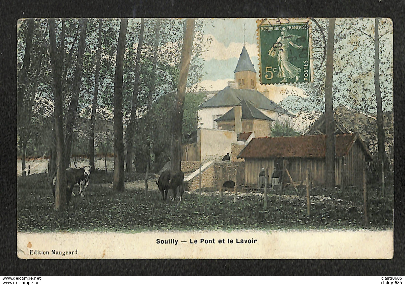 77 - SOUILLY - Le Pont Et Le Lavoir - 1906 - Autres & Non Classés