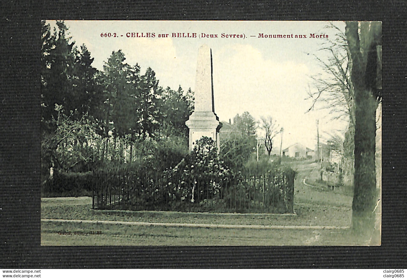 79 - CELLES Sur BELLE - Monument Aux Morts - RARE - Celles-sur-Belle