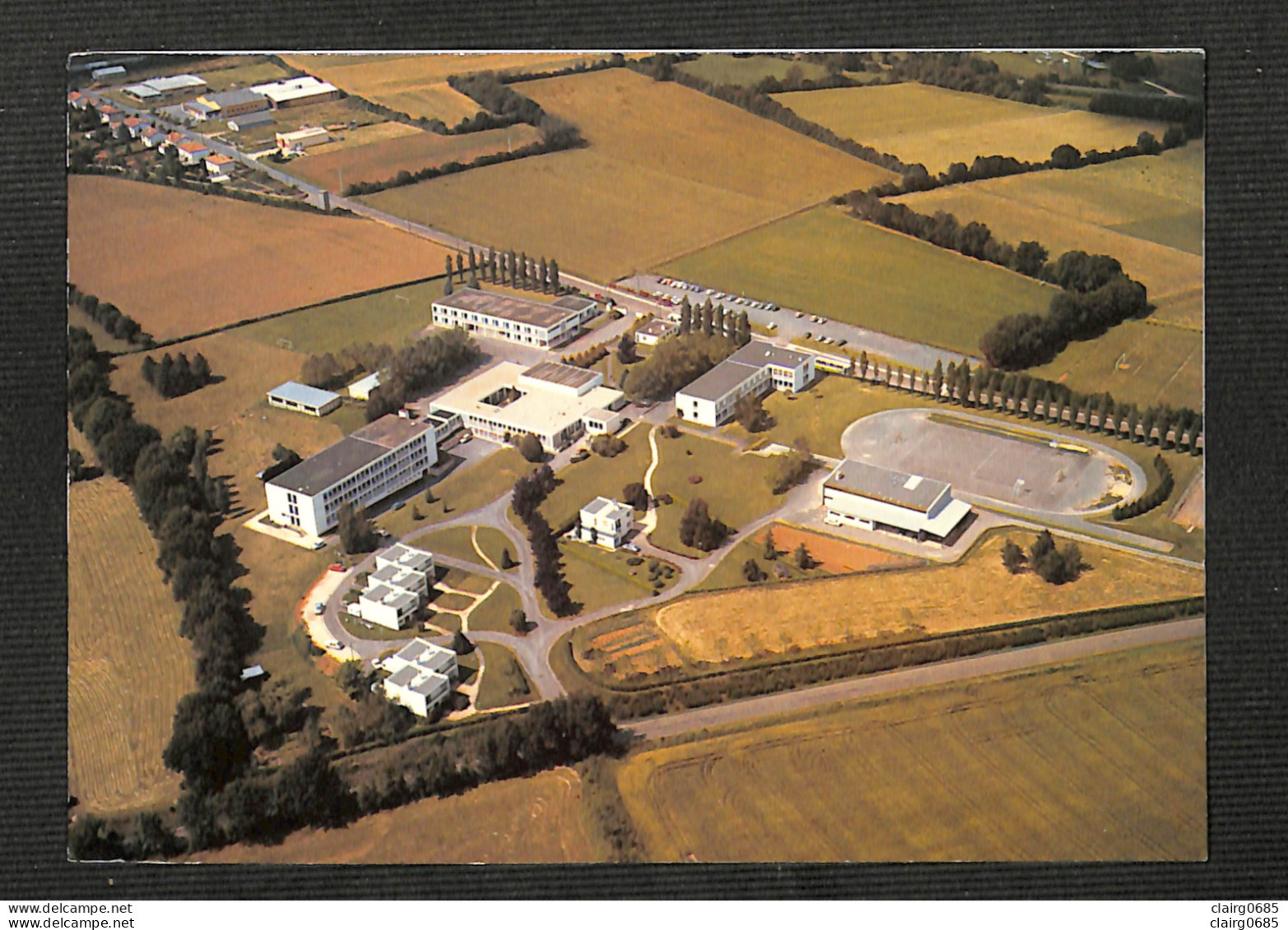 79 - MELLE - Lycée Agricole - 2 Vues - Menu Services Vétérinaires - 1986 - Melle