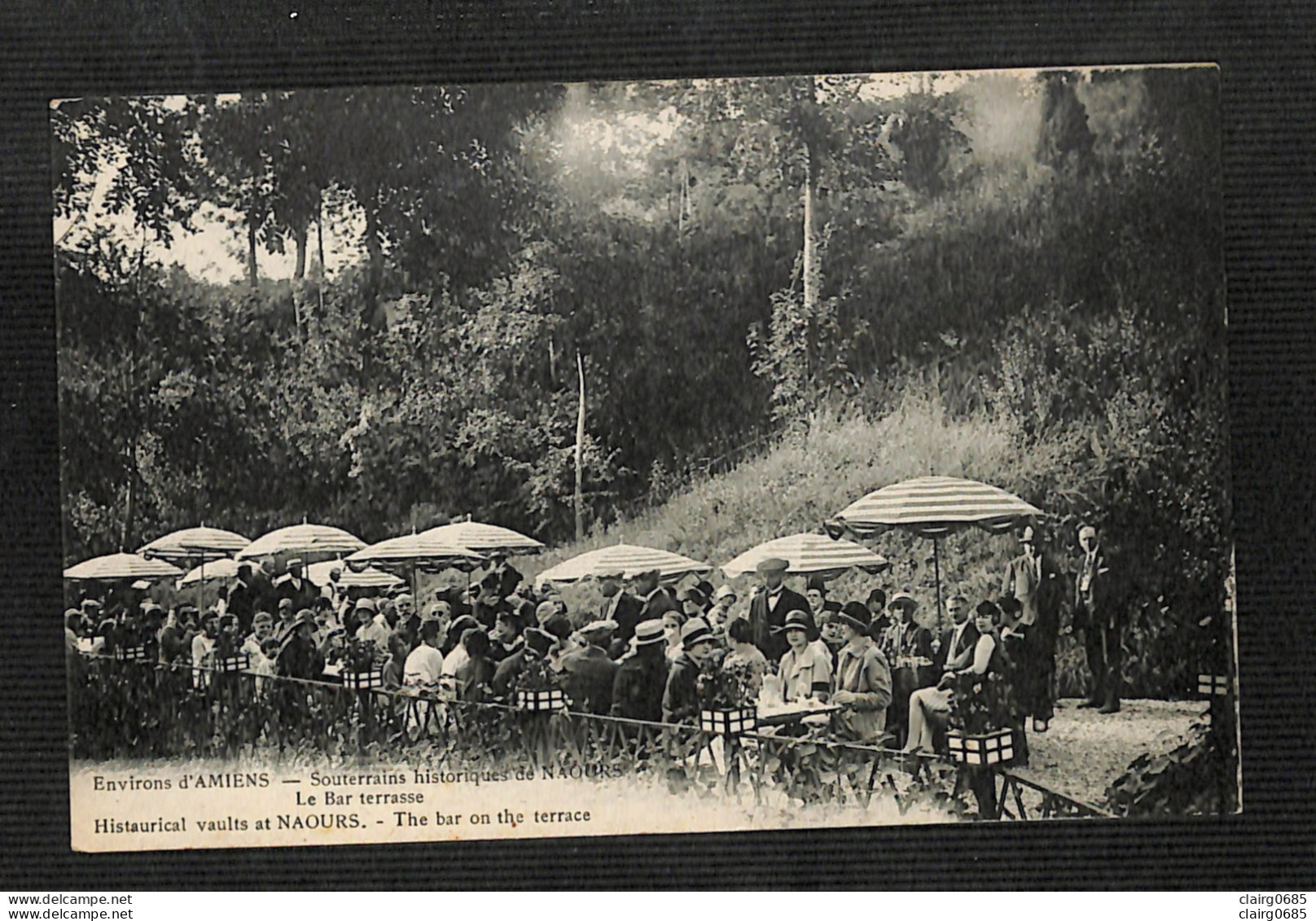 80 - NAOURS Souterrains Historiques De NAOURS - Le Bar Terrasse - 1932 - Naours