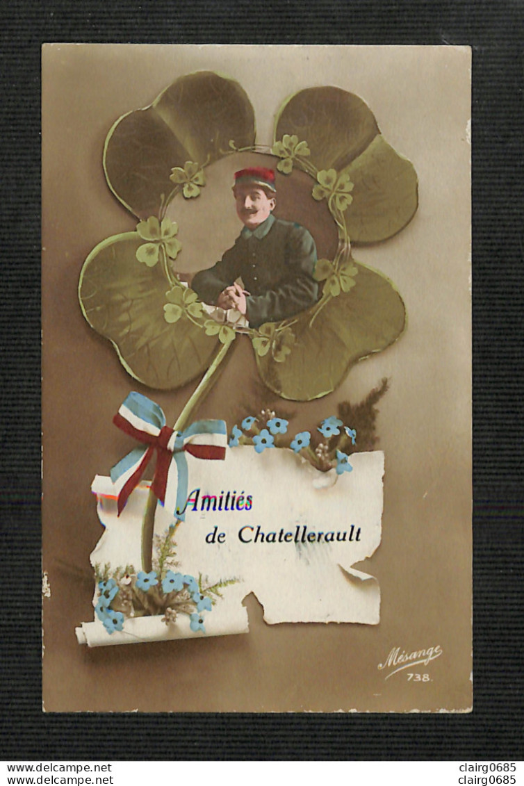 86 - CHATELLERAULT - Amitiés De Chatellerault - 1916 (peu Courante) - Chatellerault