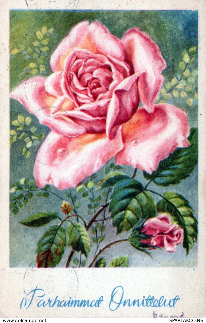 FLOWERS Vintage Postcard CPA #PKE651.A - Fleurs