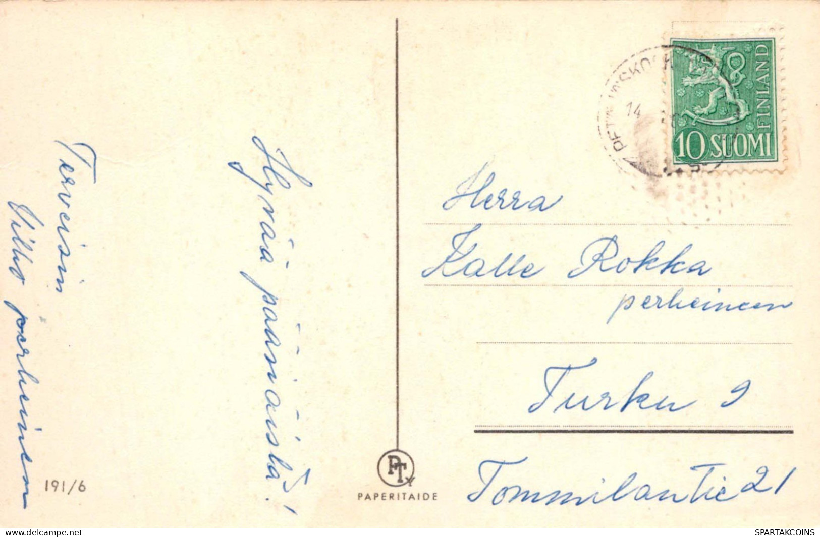 PASCUA NIÑOS HUEVO Vintage Tarjeta Postal CPA #PKE227.A - Pâques