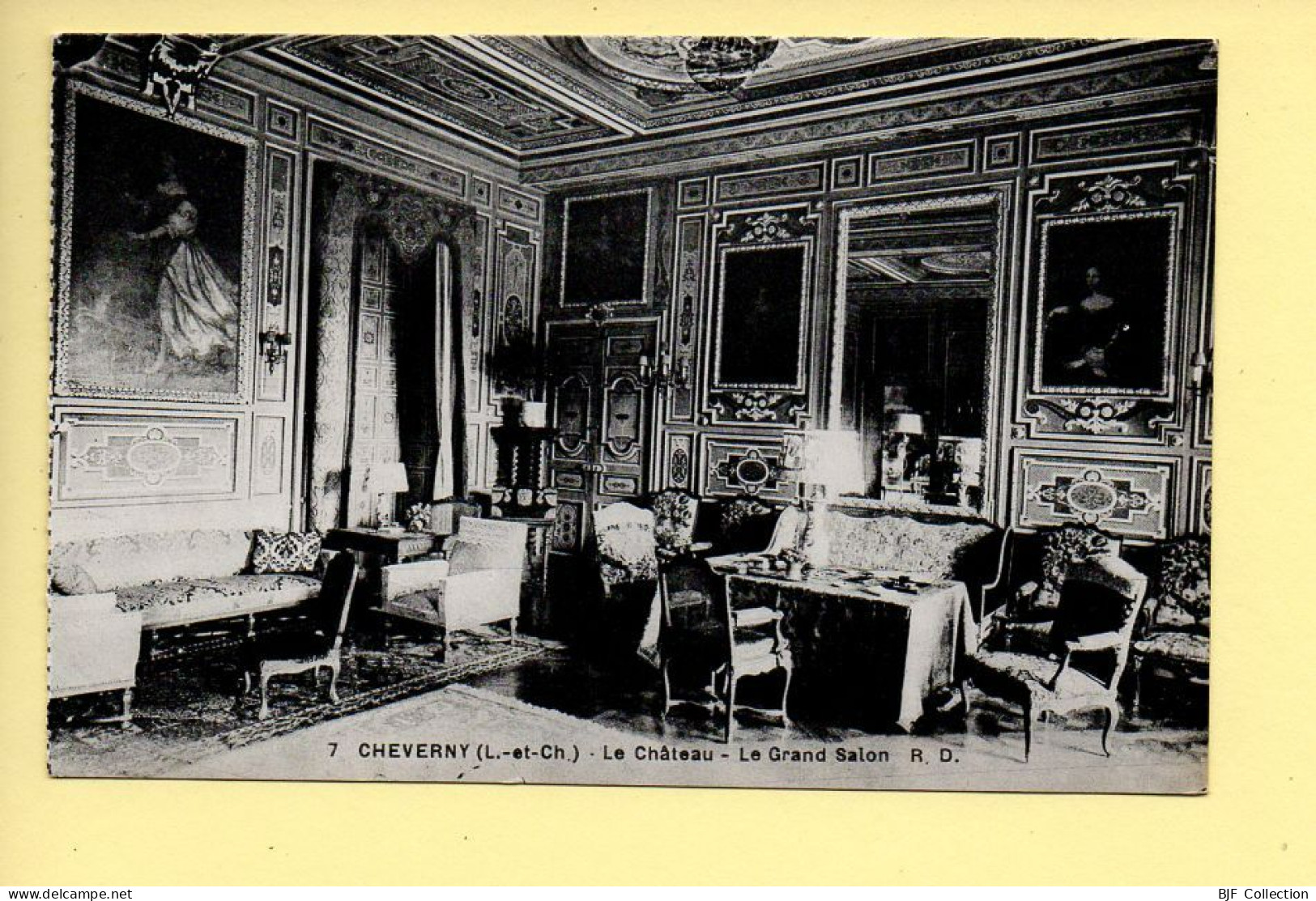 41. CHERVERNY - Le Château / Le Grand Salon (voir Scan Recto/verso) - Cheverny