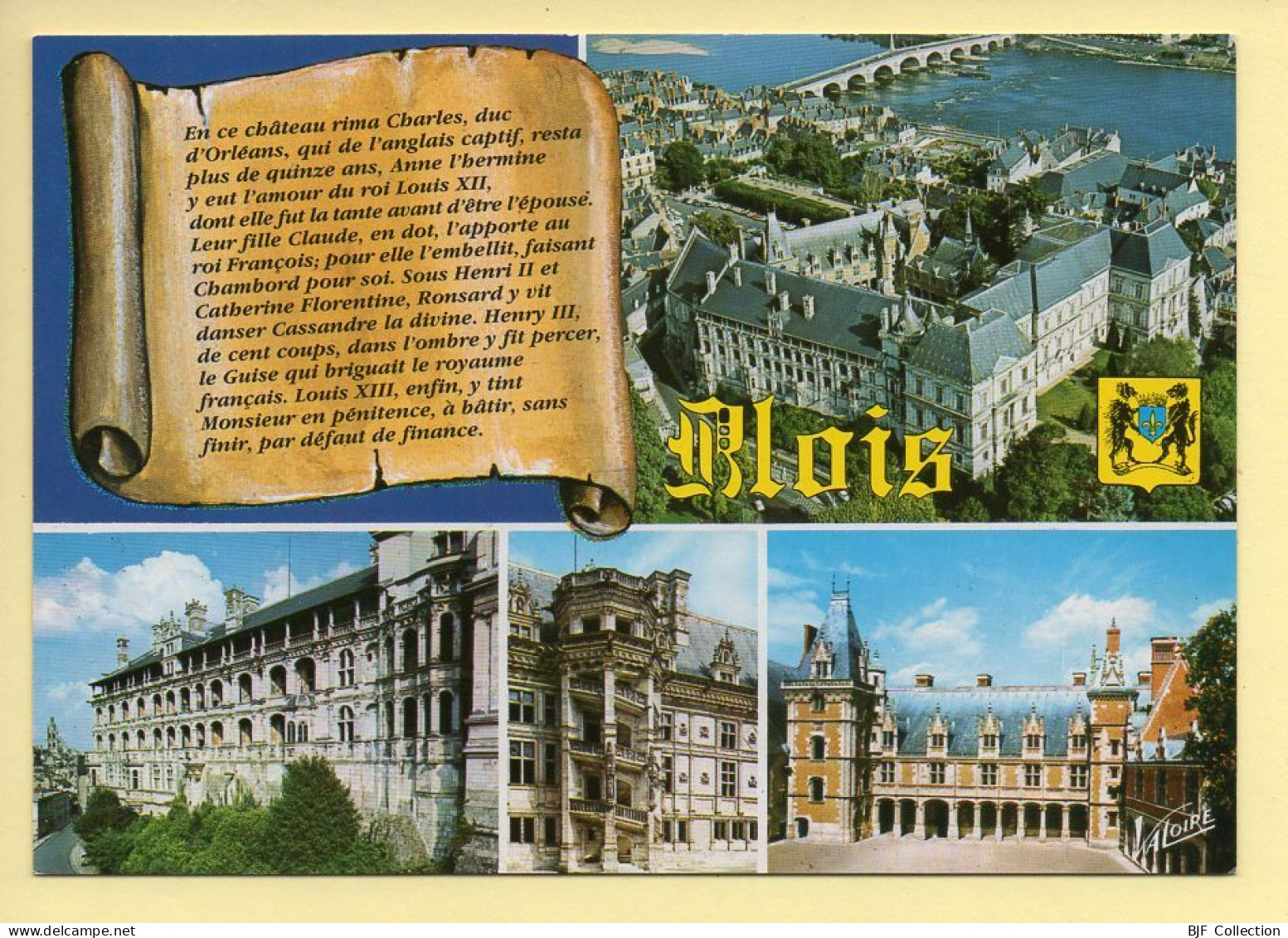 41. BLOIS - Multivues / Blason / Parchemin (voir Scan Recto/verso) - Blois