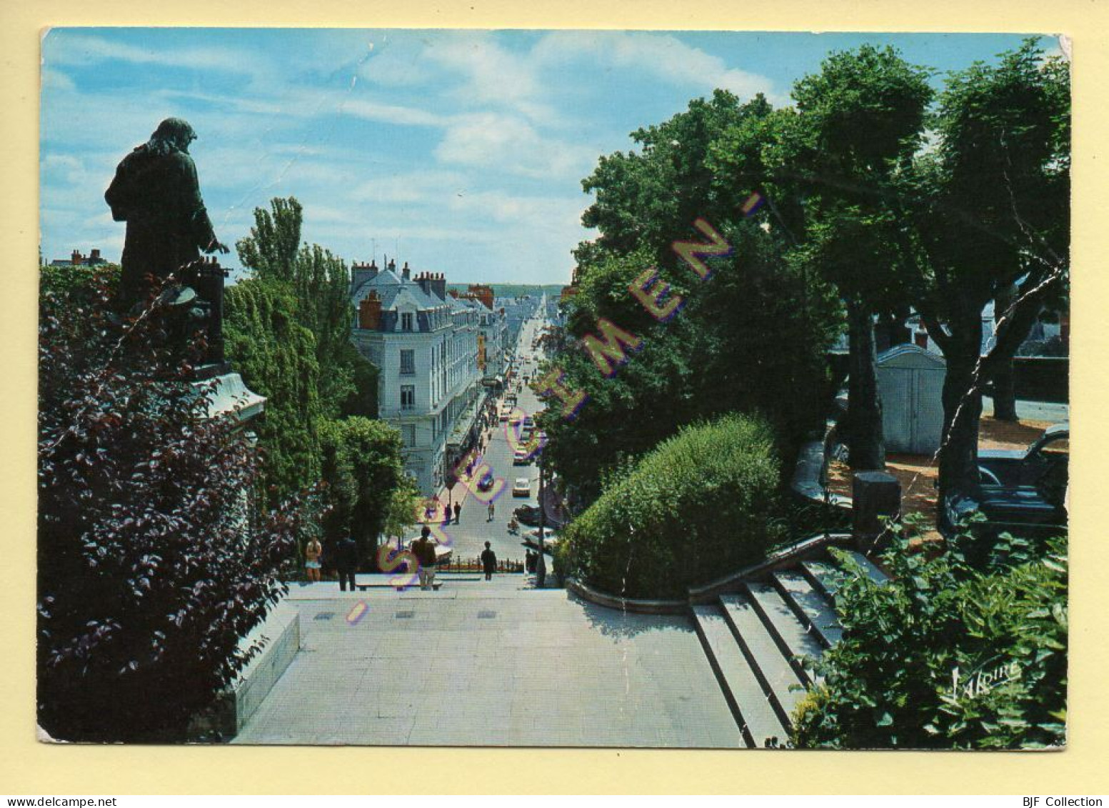 41. BLOIS - Du Haut De L'escalier Denis Papin / Perspective Vers Le Sud De La Ville (voir Scan Recto/verso) - Blois