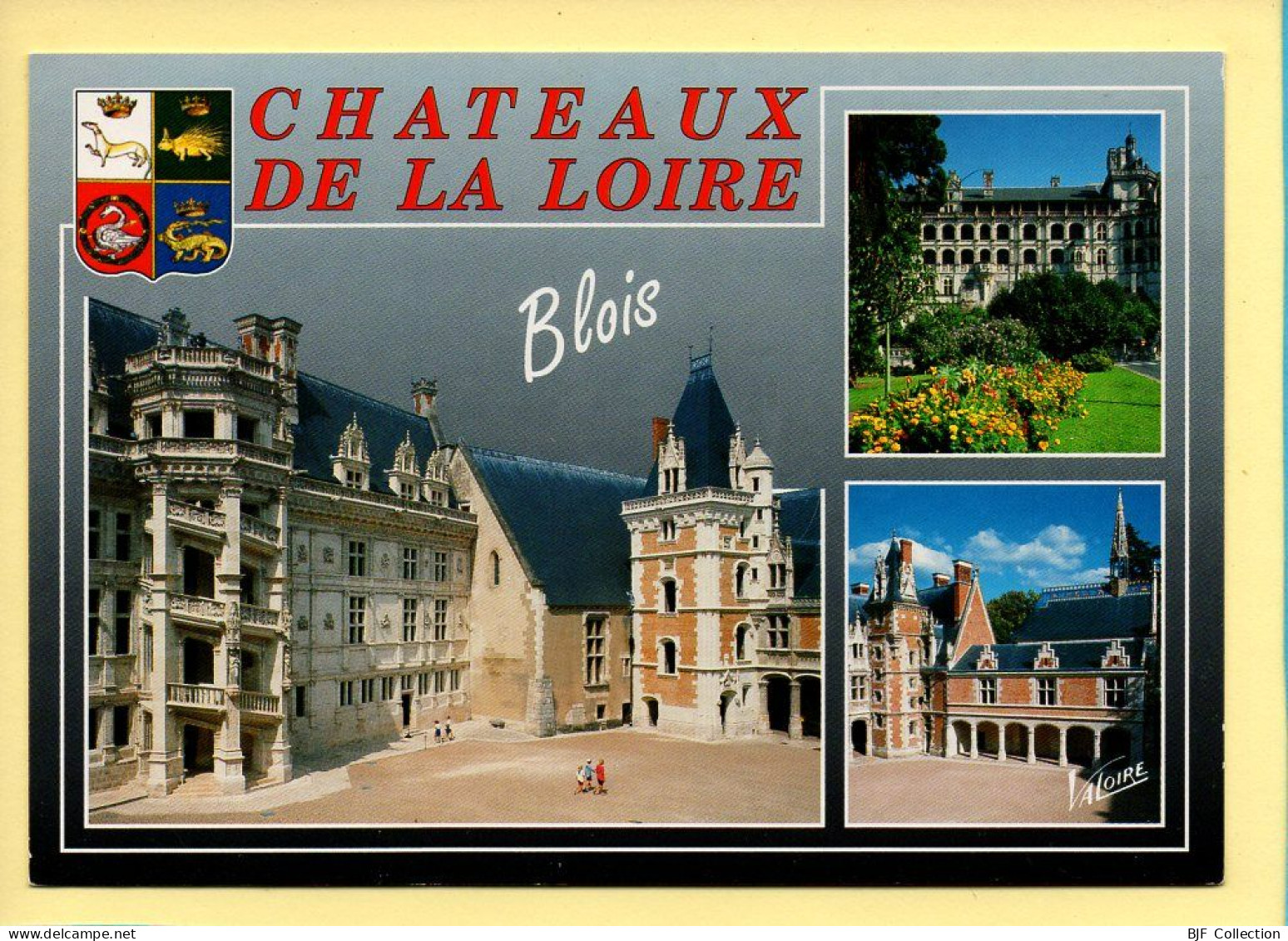 41. BLOIS – Châteaux De La Loire / Blason / 3 Vues (voir Scan Recto/verso) - Blois