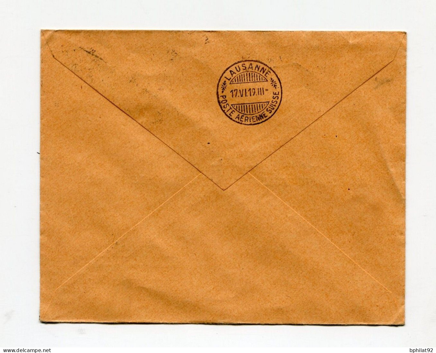 !!! SUISSE, PA N°2 SUR LETTRE PAR AVION DE 1919 POUR LUCERNE - Storia Postale