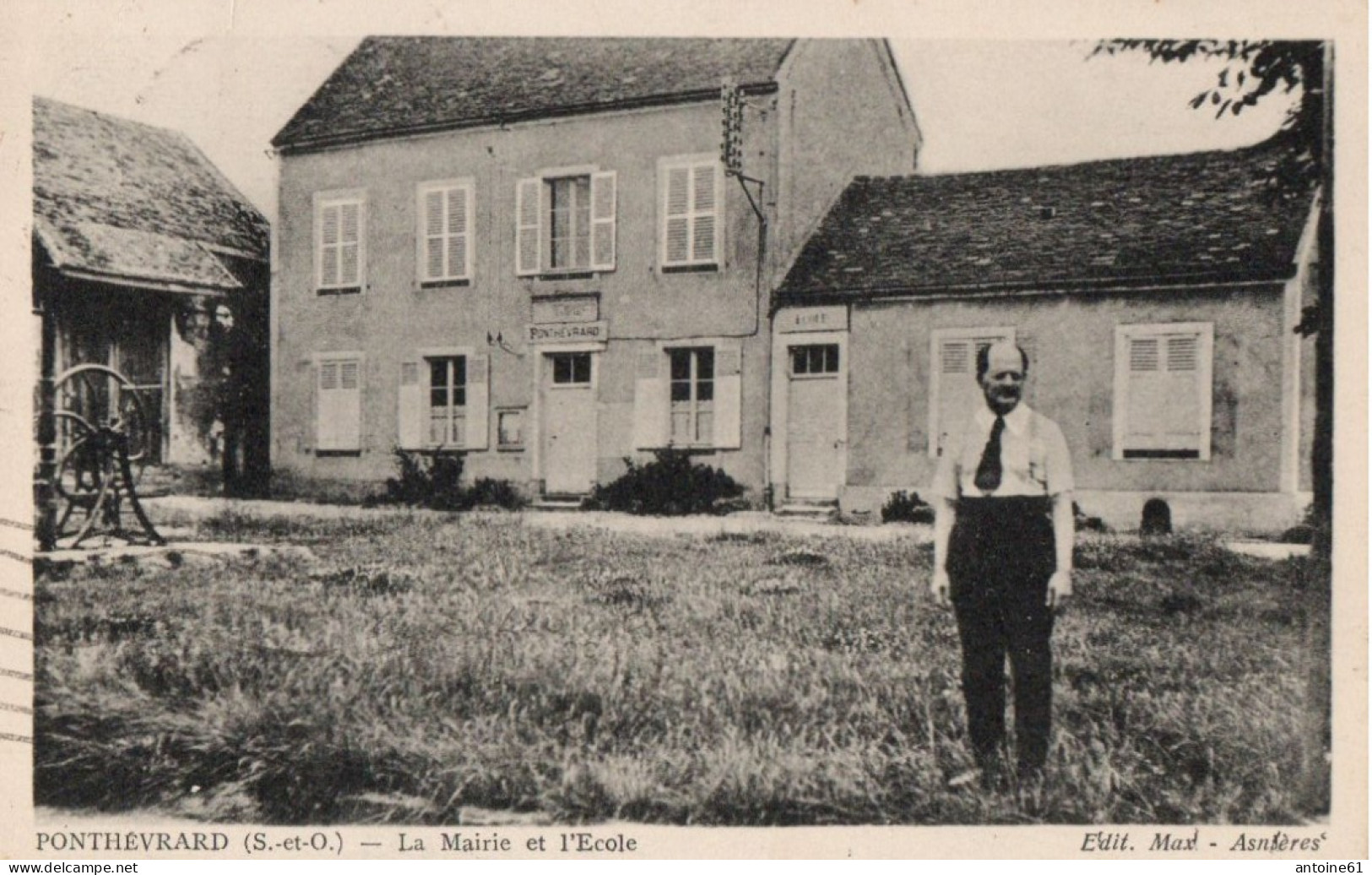 PONTHEVRARD - La Mairie Et L'Ecole - Other & Unclassified