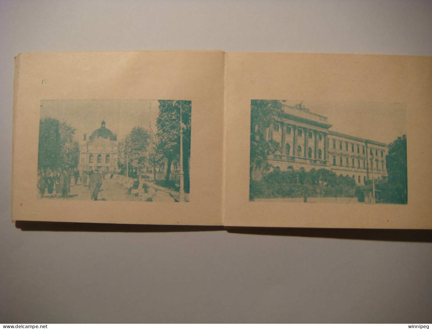 Lwow.Lemberg.WWII.Unusual Booklet.8 Views.1942? Poland.Ukraine. - Ucrania