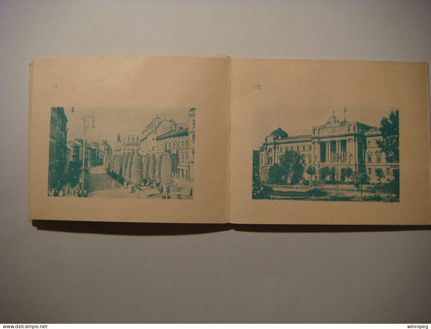 Lwow.Lemberg.WWII.Unusual Booklet.8 Views.1942? Poland.Ukraine. - Oekraïne