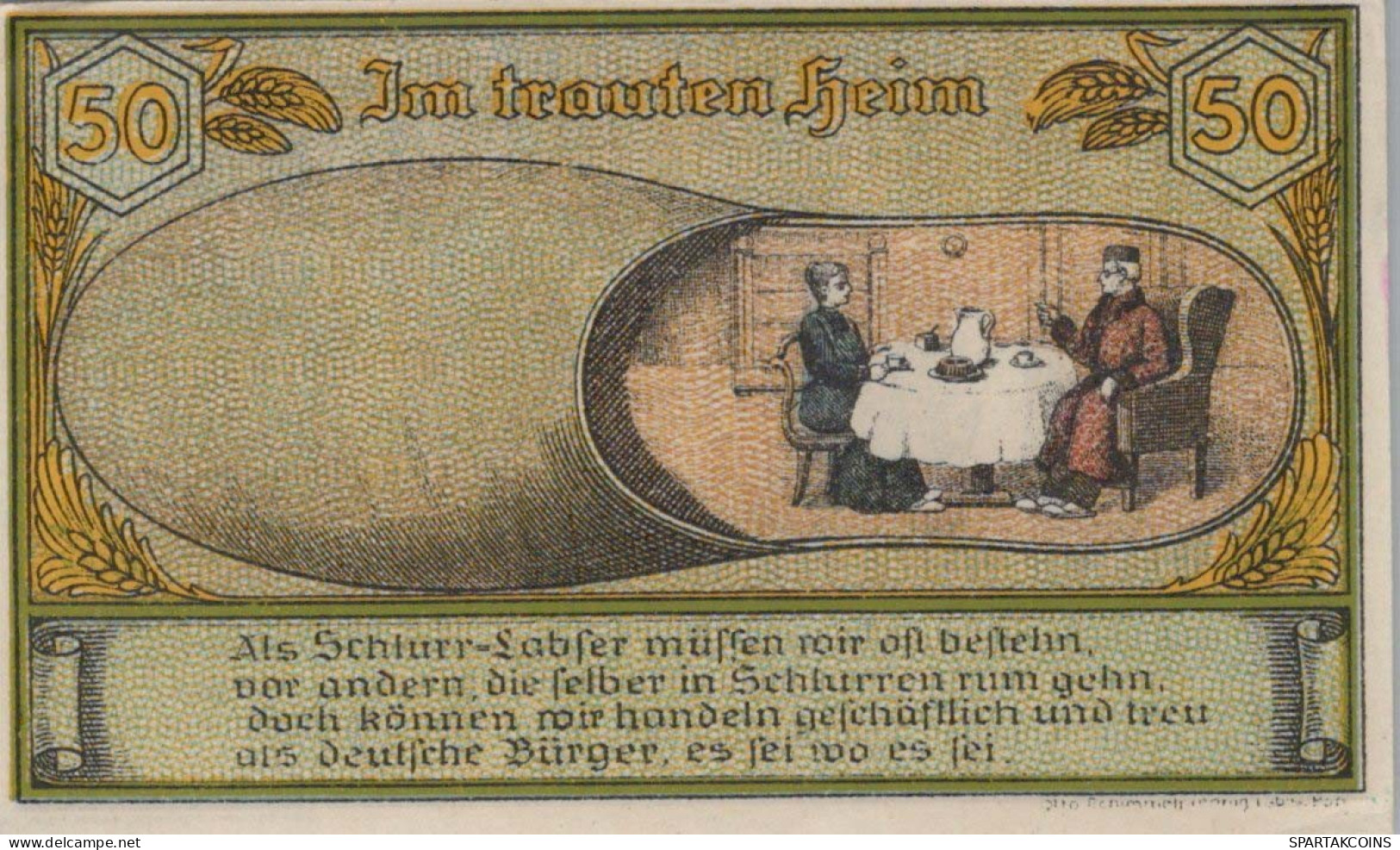 50 PFENNIG 1921 Stadt LABES Pomerania UNC DEUTSCHLAND Notgeld Banknote #PB874 - [11] Emissions Locales
