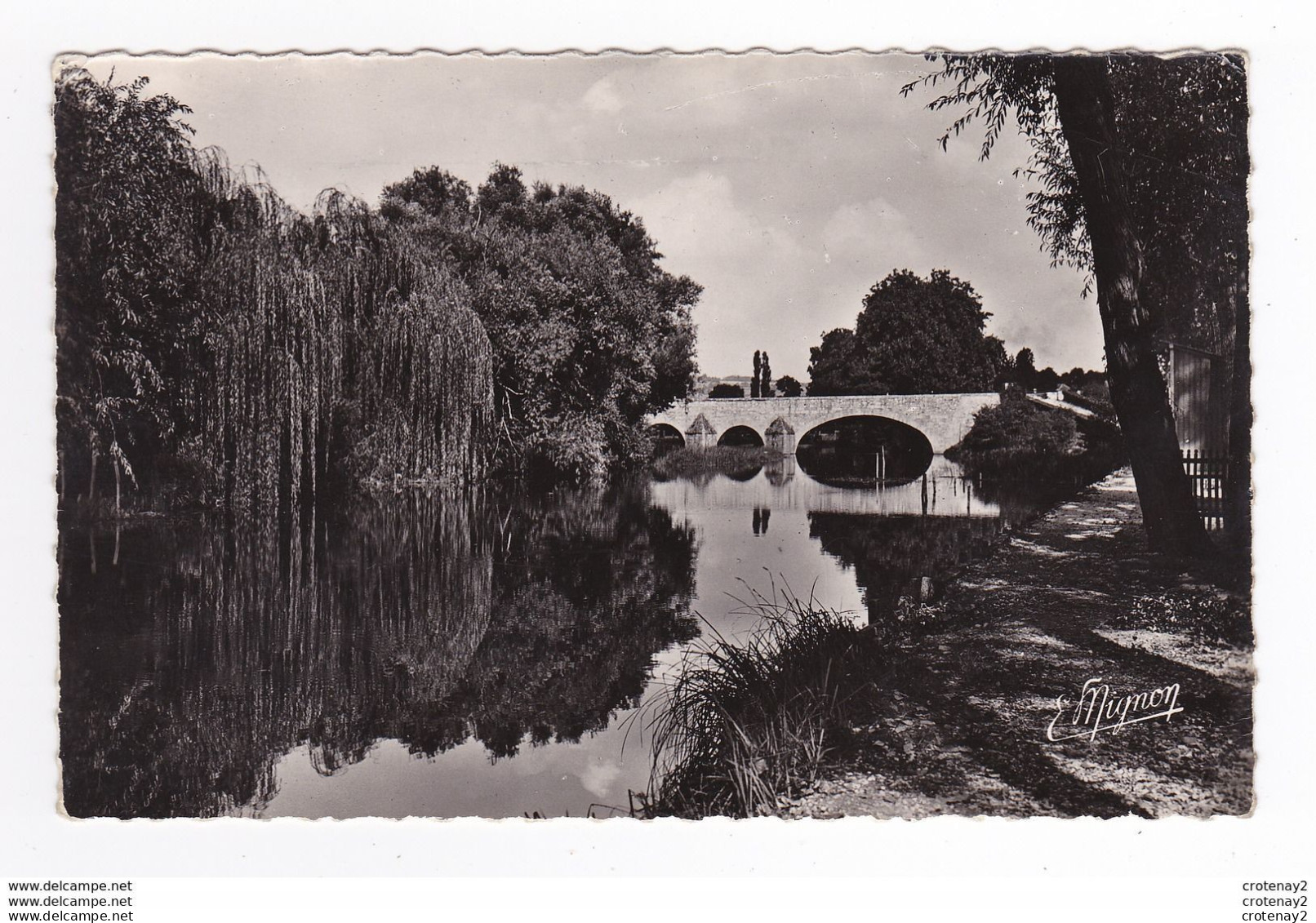 89 VILLENEUVE SUR YONNE N°4048 La Fausse Rivière Beau Pont VOIR DOS - Villeneuve-sur-Yonne