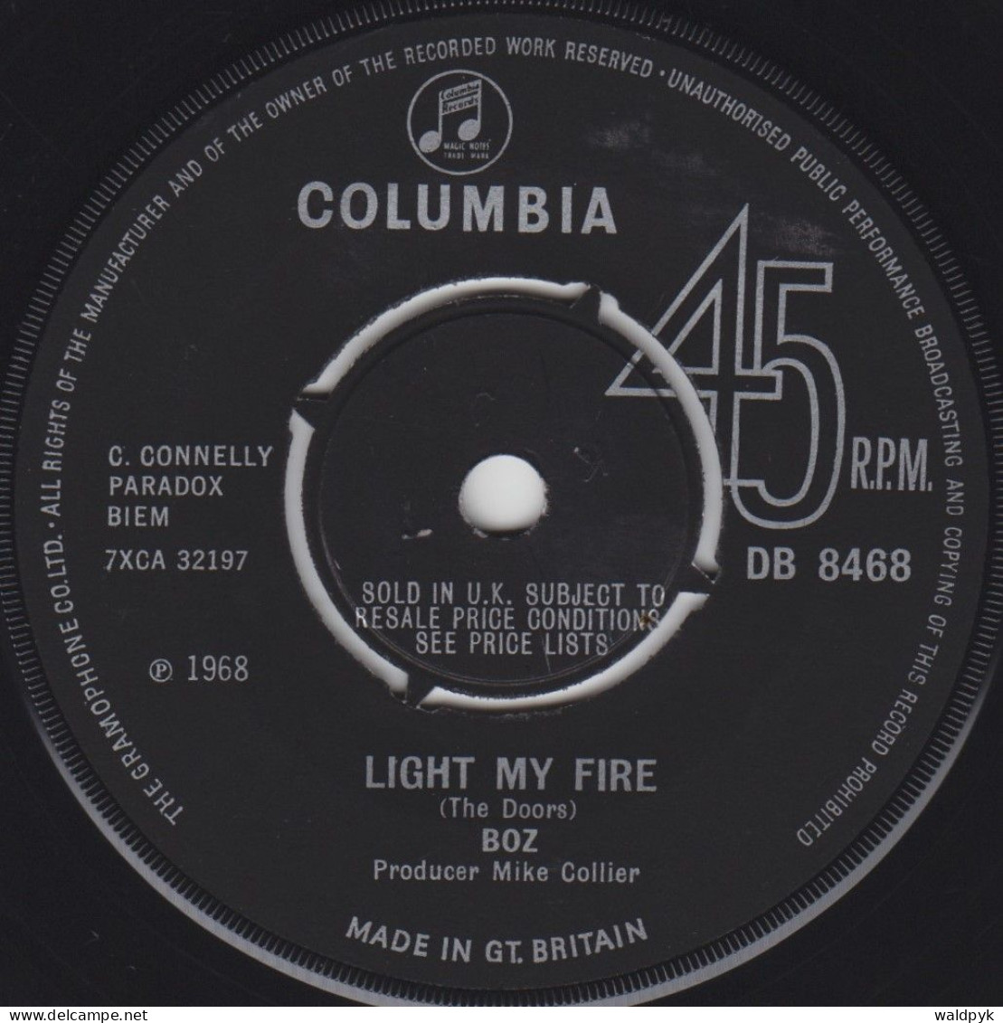 BOZ - Light My Fire - Altri - Inglese