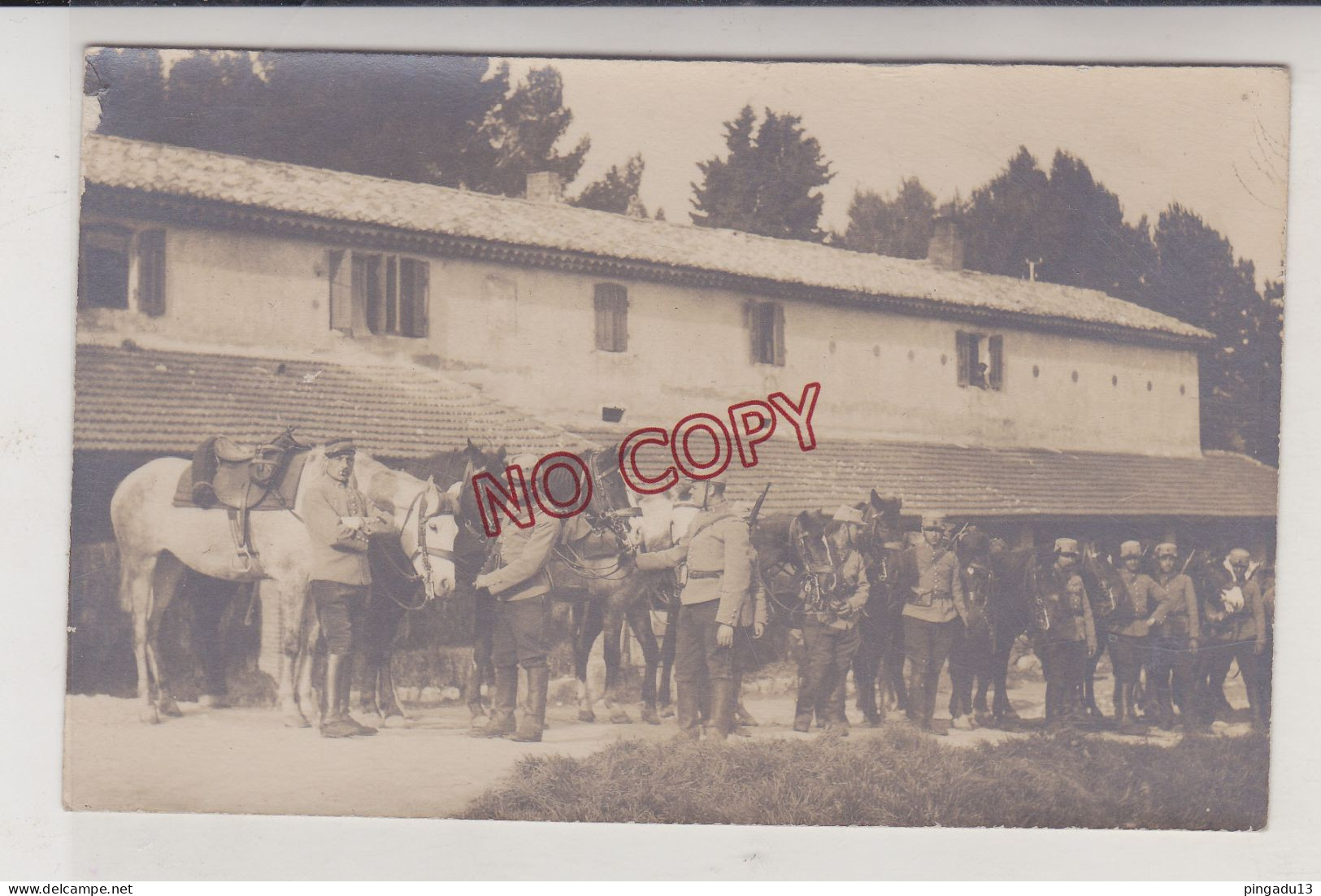 Fixe Carte Photo Cassis Camp Militaire De Carpiagne Très Bon état Non Circulé - Cassis