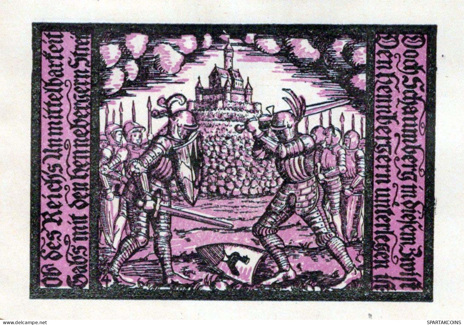 50 PFENNIG 1921 Stadt SCHALKAU Thuringia UNC DEUTSCHLAND Notgeld Banknote #PH988 - [11] Emissioni Locali