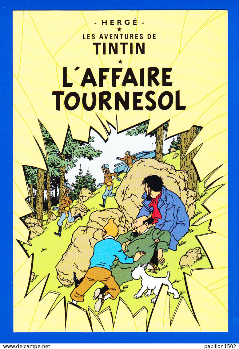 B.D.-70P41 TINTIN  L'affaire Tournesol, Couverture De La B.D. BE - Comicfiguren