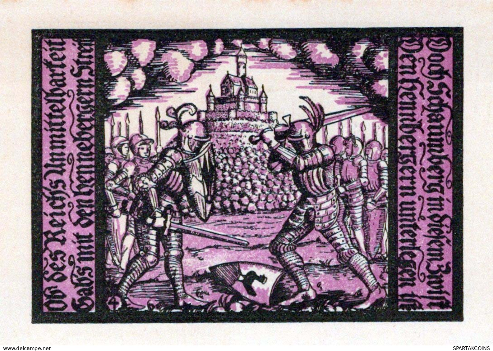 50 PFENNIG 1921 Stadt SCHALKAU Thuringia DEUTSCHLAND Notgeld Banknote #PD539 - [11] Emissioni Locali