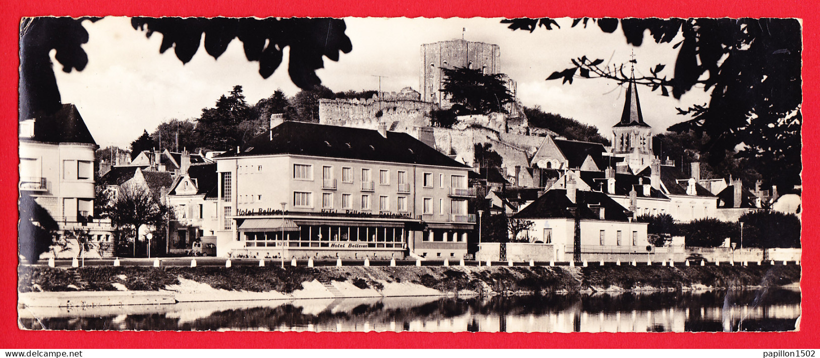 F-41-Montrichard-01P59  Carte Panoramique, Les Bords Du Cher, L'hôtel Bellevue - Montrichard