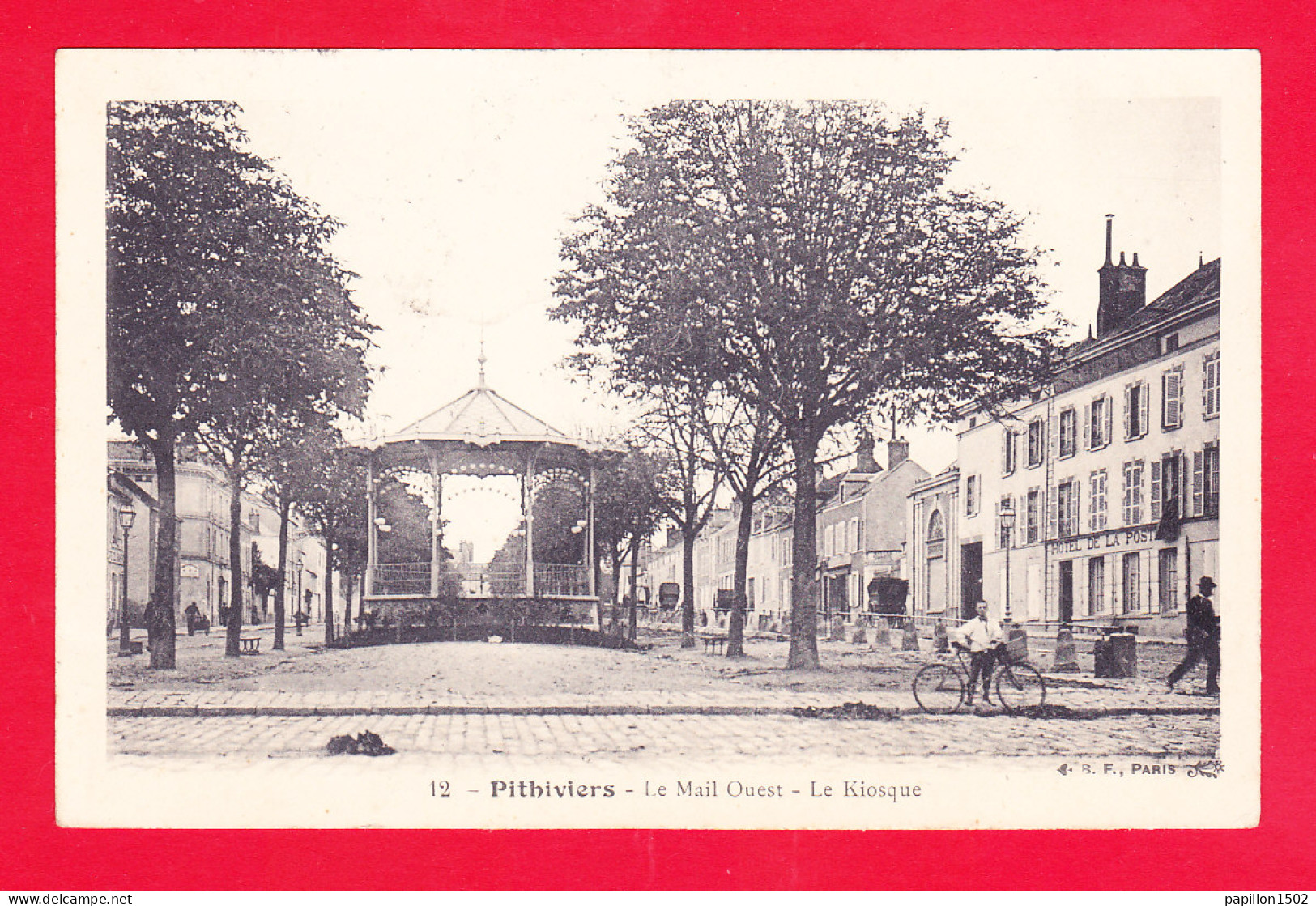 F-45-Pithiviers-11Ph74  Le Mail Ouest, Le Kiosque, Cpa BE - Pithiviers