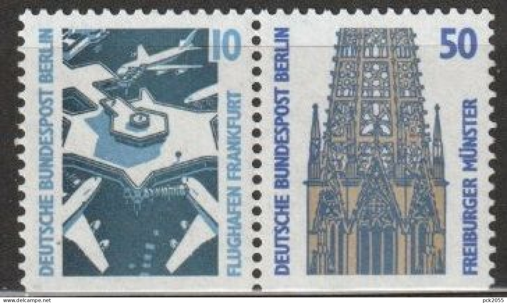 Berlin 1989 Zdr. W84 ** Postfrisch Sehenswürdigkeiten ( 7094) - Zusammendrucke