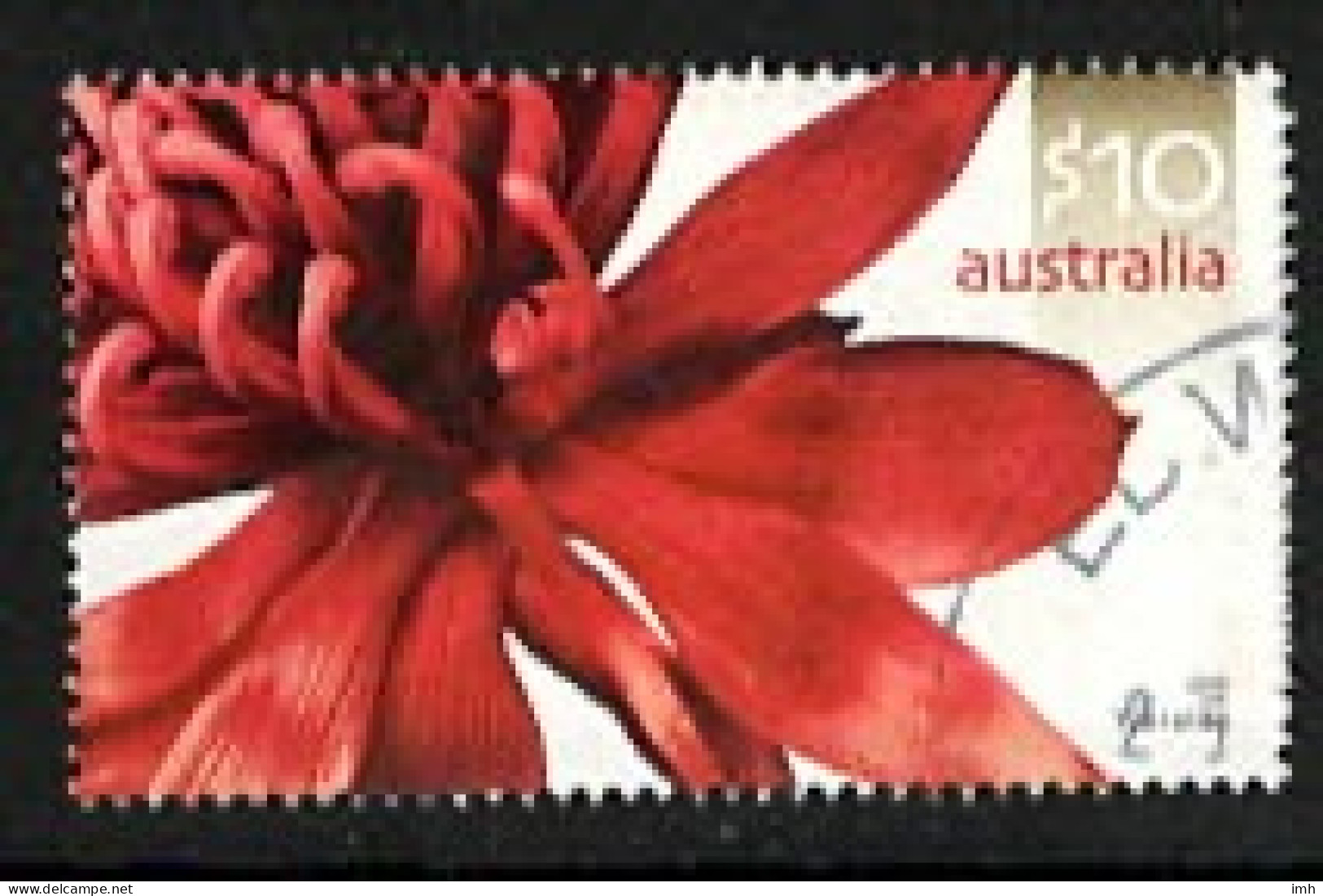 2006 Australia Wild Flower, Waratah, $5.00.    Fine Used - Usati