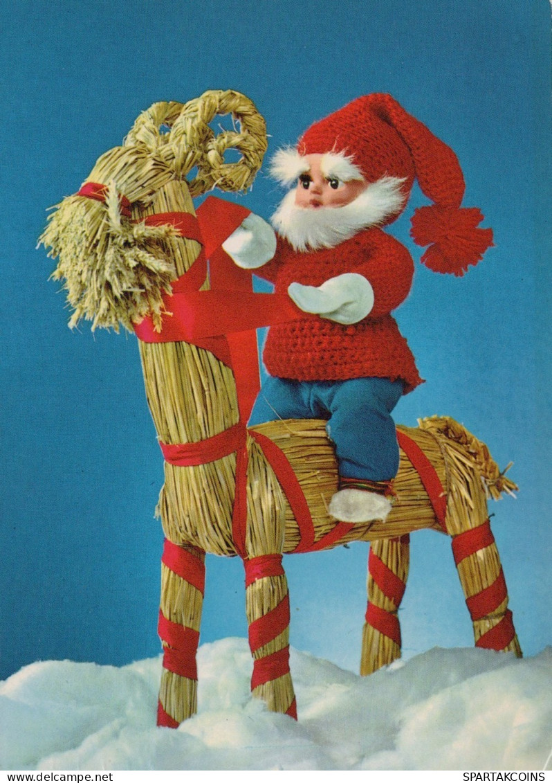 SANTA CLAUS CHRISTMAS Holidays Vintage Postcard CPSM #PAK057.GB - Santa Claus