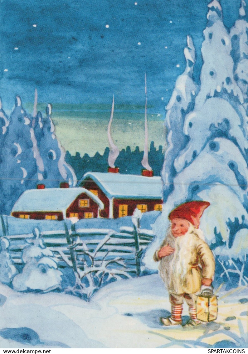 SANTA CLAUS CHRISTMAS Holidays Vintage Postcard CPSM #PAK965.GB - Santa Claus