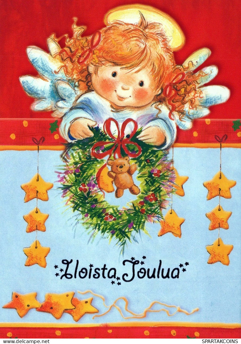 ANGEL CHRISTMAS Holidays Vintage Postcard CPSM #PAJ375.GB - Angeli