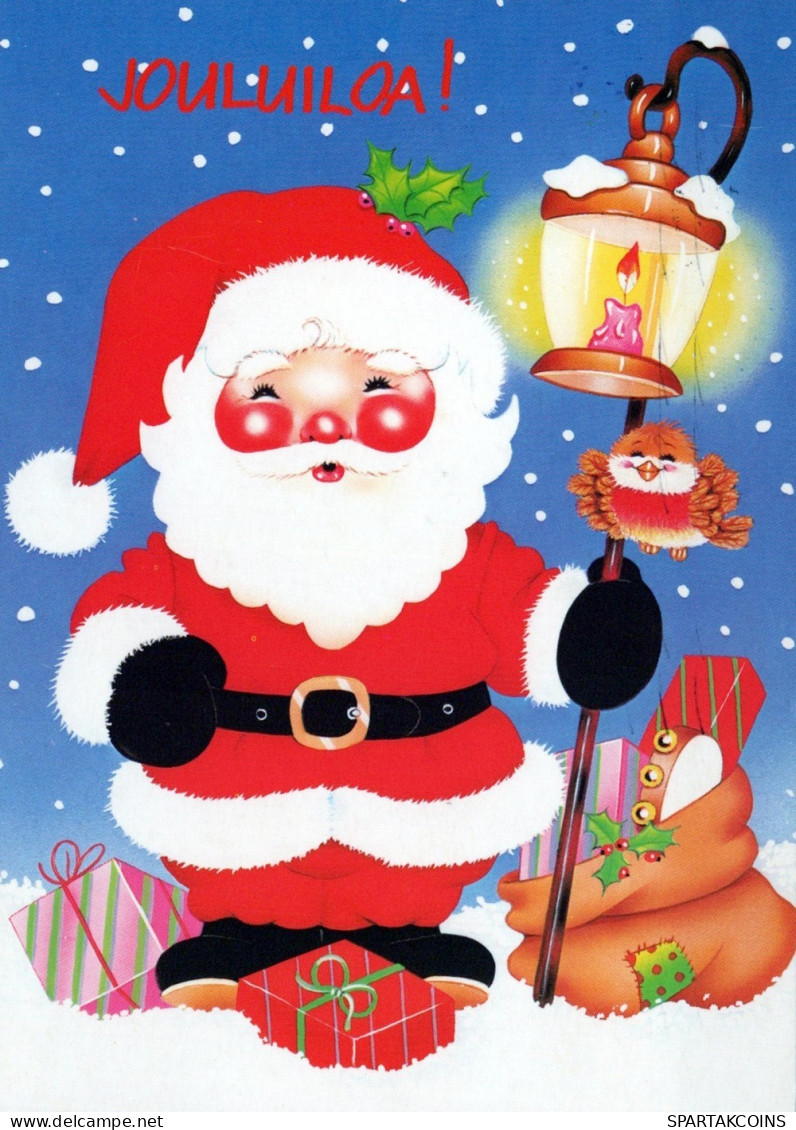 SANTA CLAUS CHRISTMAS Holidays Vintage Postcard CPSM #PAJ574.GB - Santa Claus