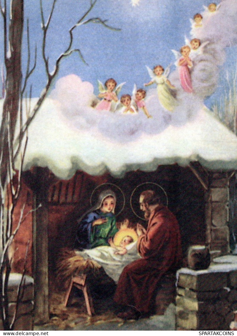 ANGEL CHRISTMAS Holidays Vintage Postcard CPSM #PAH798.GB - Engel