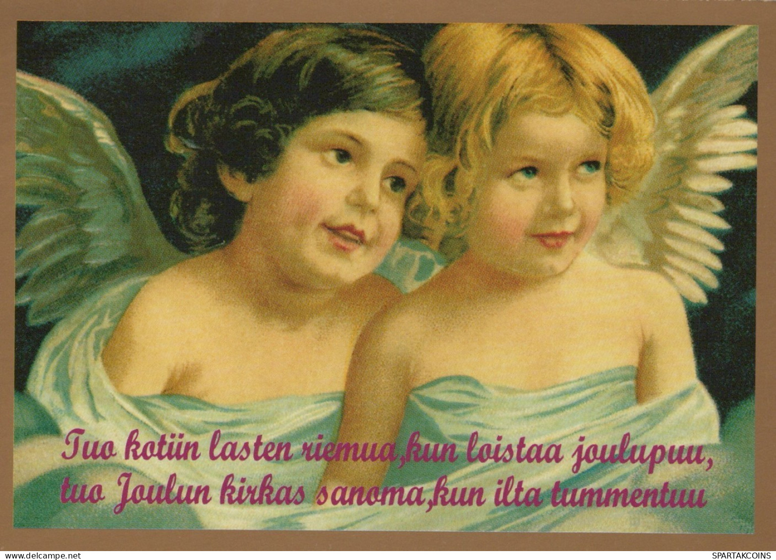 ANGEL CHRISTMAS Holidays Vintage Postcard CPSM #PAH046.GB - Engel