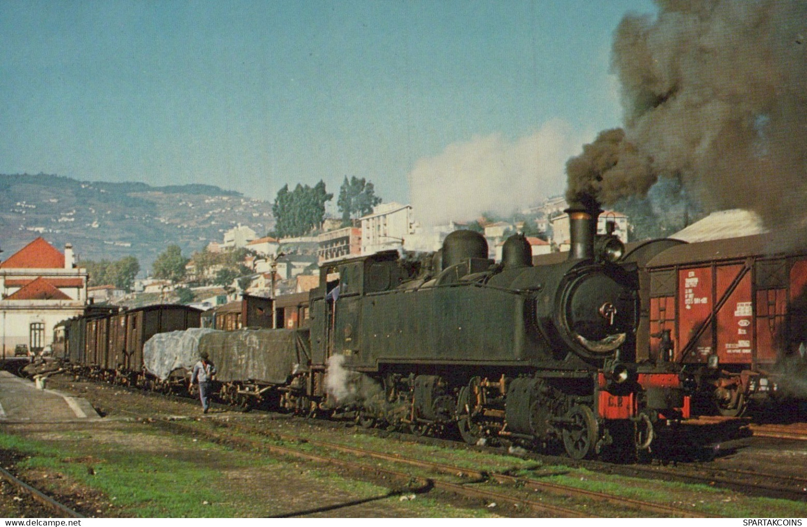 TRAIN RAILWAY Transport Vintage Postcard CPSMF #PAA527.GB - Treinen