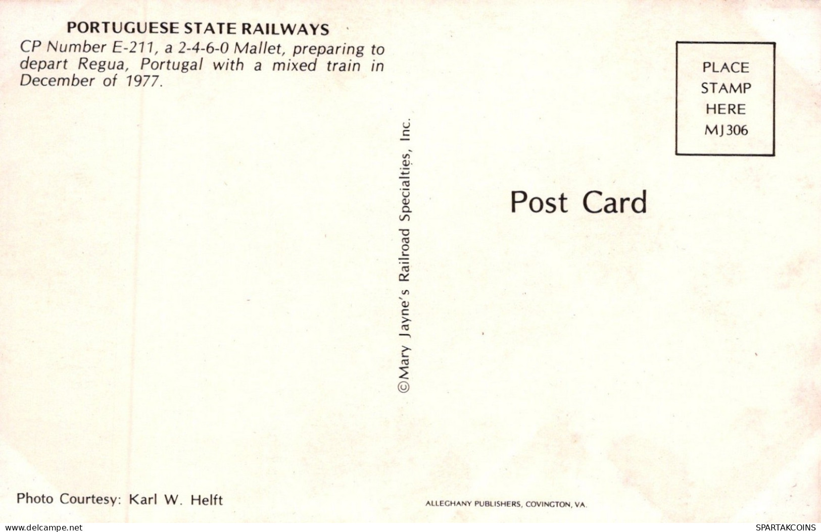 TRAIN RAILWAY Transport Vintage Postcard CPSMF #PAA527.GB - Treinen
