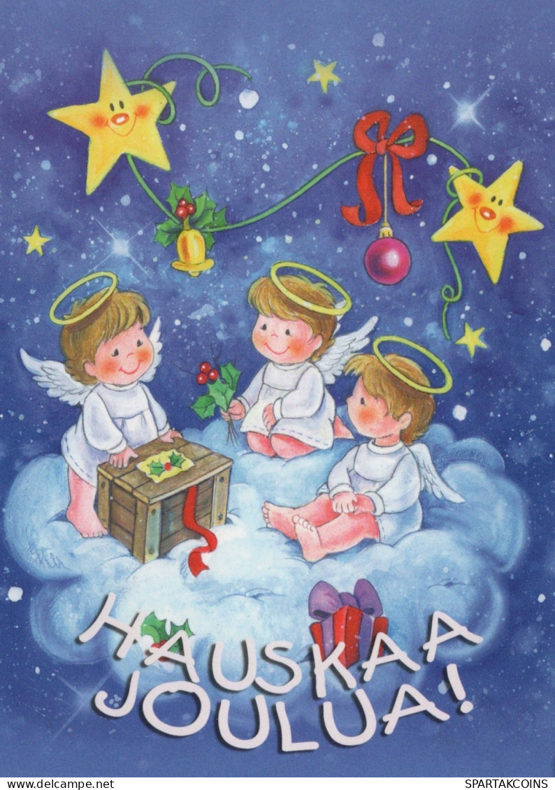 ANGEL CHRISTMAS Holidays Vintage Postcard CPSM #PAH174.GB - Anges