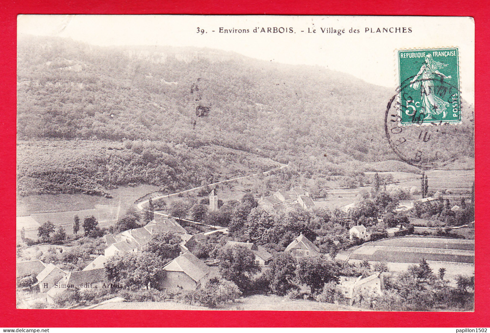 F-39-Arbois-04P82  Le Village Des Planches, Vue Générale, Cpa BE - Arbois