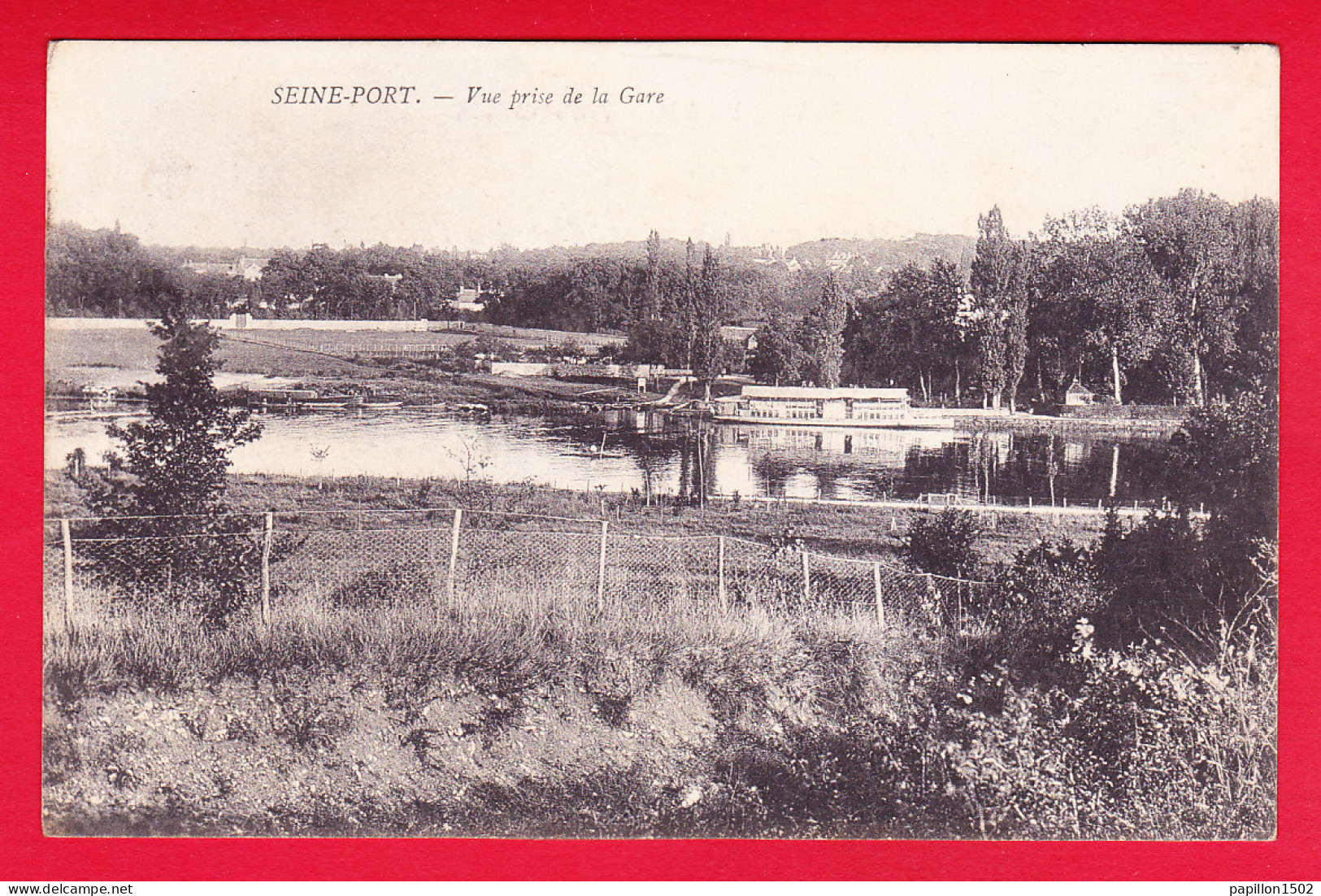 F-77-Seine-Port-01P82  Vue Prise De La Gare, Cpa Précurseur BE - Autres & Non Classés