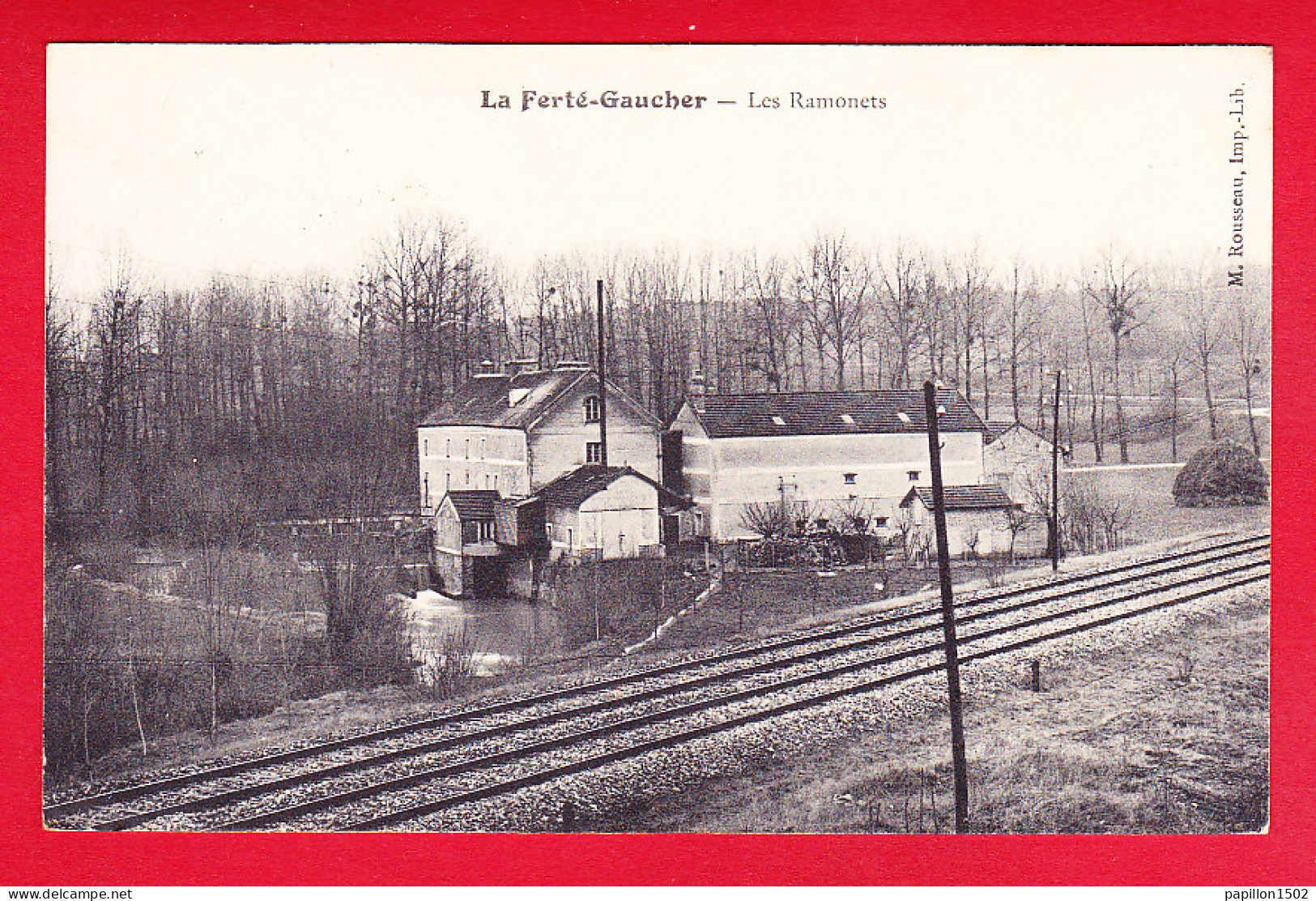 F-77-La Ferte Gaucher-13P82  Les Ramonets, Vue Sur Les Voies Ferrées, Cpa BE - La Ferte Gaucher