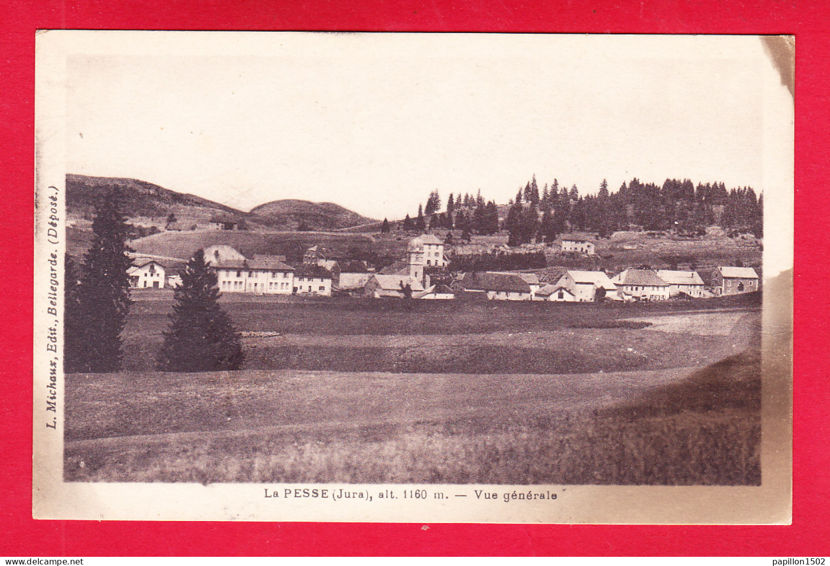 F-39-La Pesse-01D02  Vue Générale Sur La Ville, Cpa  - Andere & Zonder Classificatie