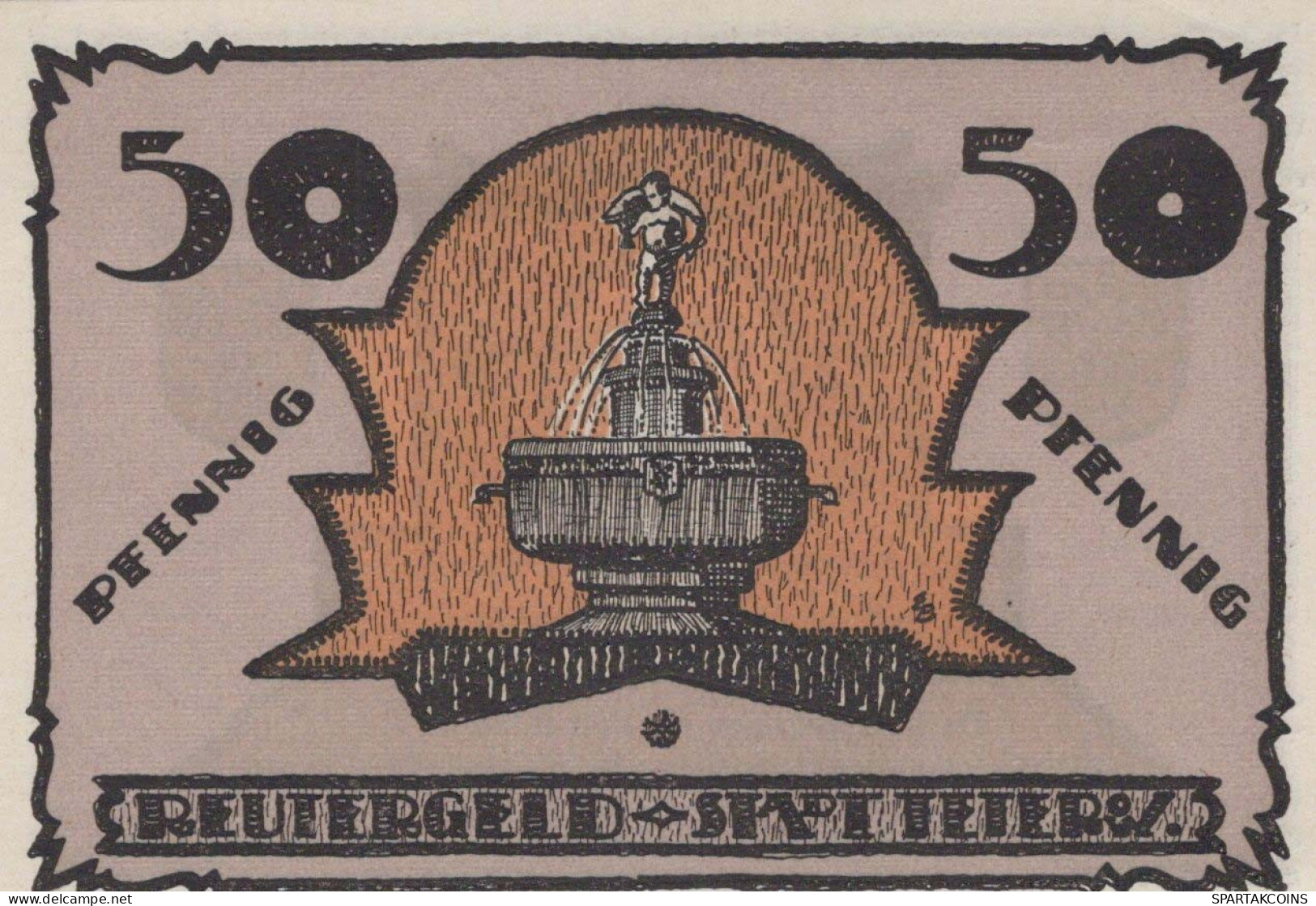 50 PFENNIG 1921 Stadt TETEROW Mecklenburg-Schwerin UNC DEUTSCHLAND #PJ062 - [11] Local Banknote Issues