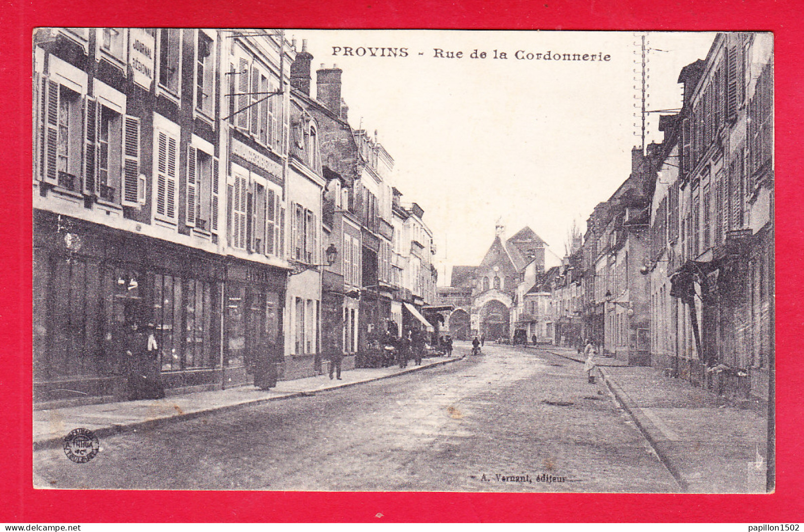 F-77-Provins-15D02  Rue De La Cordonnerie, Commerces, Cpa BE - Provins