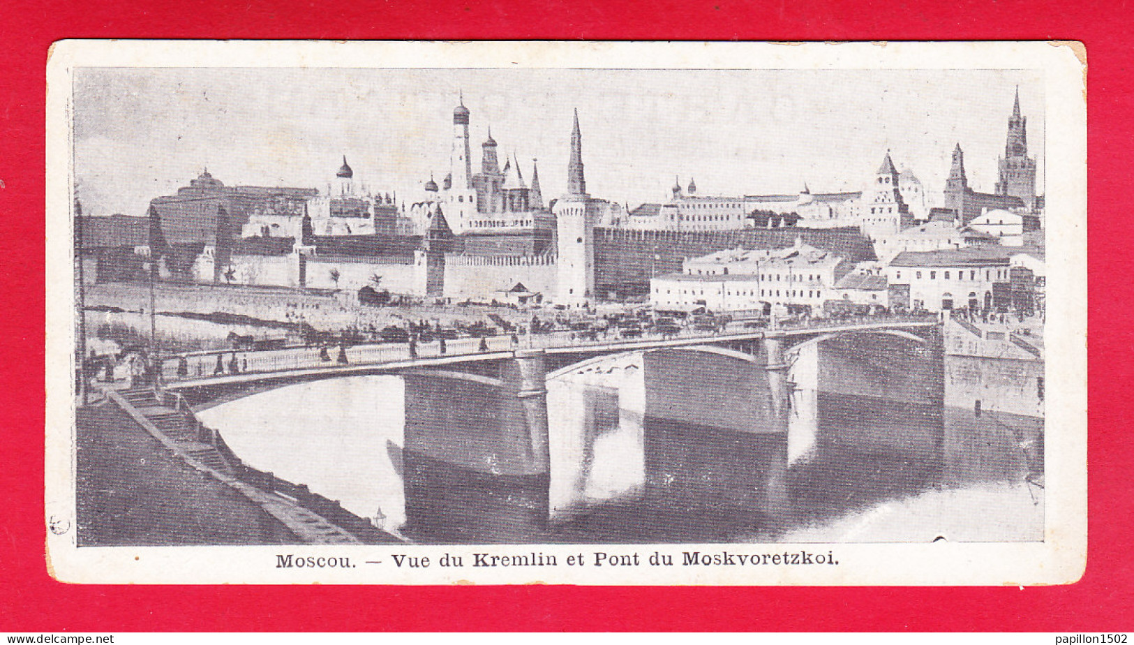 E-Russie-91D02  MOSCOU, Vue Du Kremlin Et Pont Du Moskvoretzkoi, Cpa Petit Format - Rusland