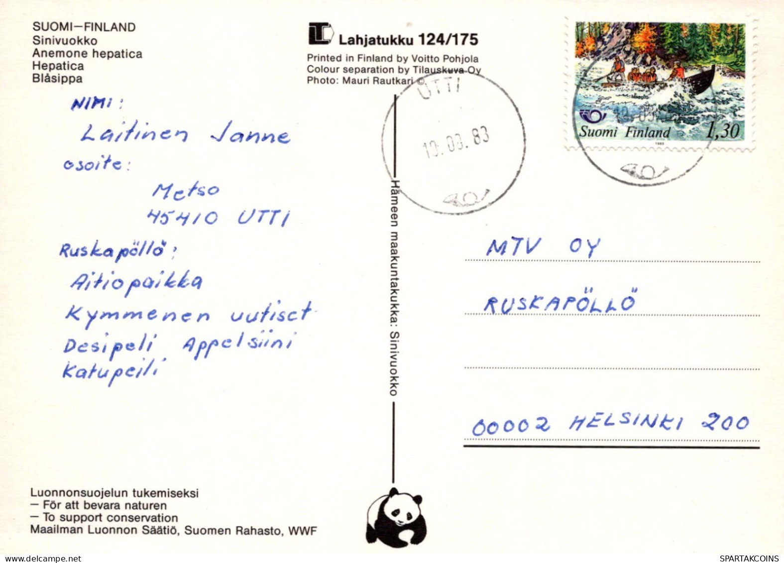 FLORES Vintage Tarjeta Postal CPSM #PAS498.ES - Fleurs