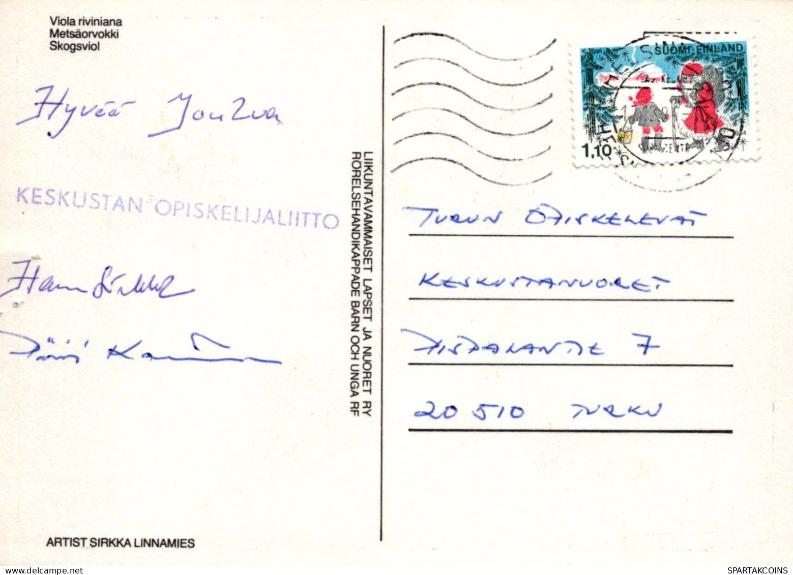 FLORES Vintage Tarjeta Postal CPSM #PAS378.ES - Blumen